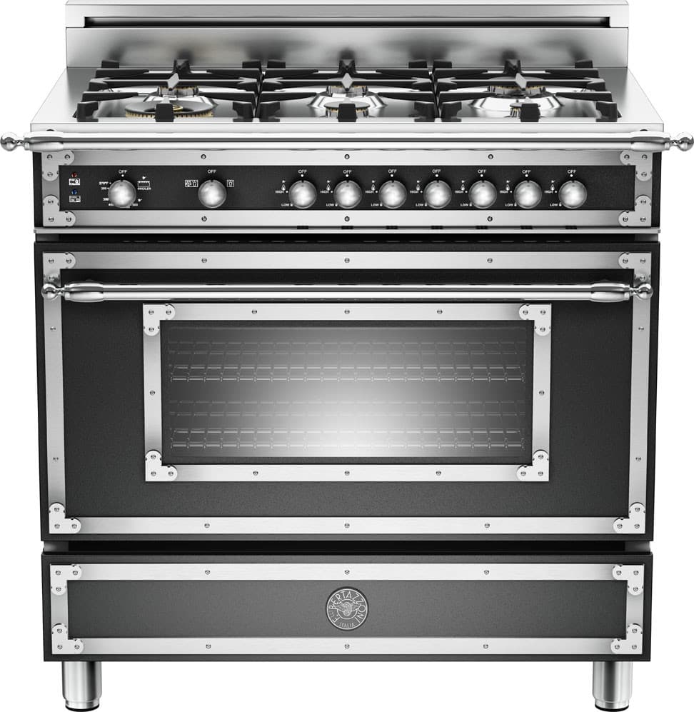 Bertazzoni HER366GASNE 36 Inch Traditional-Style Gas Range ...