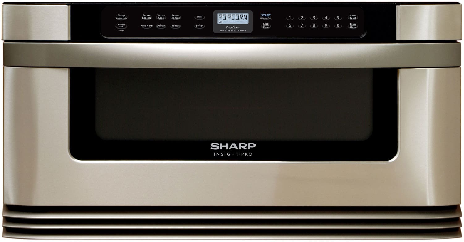 Sharp KB6025MS 30 Inch Built-in Microwave Drawer with 1.0 cu. ft