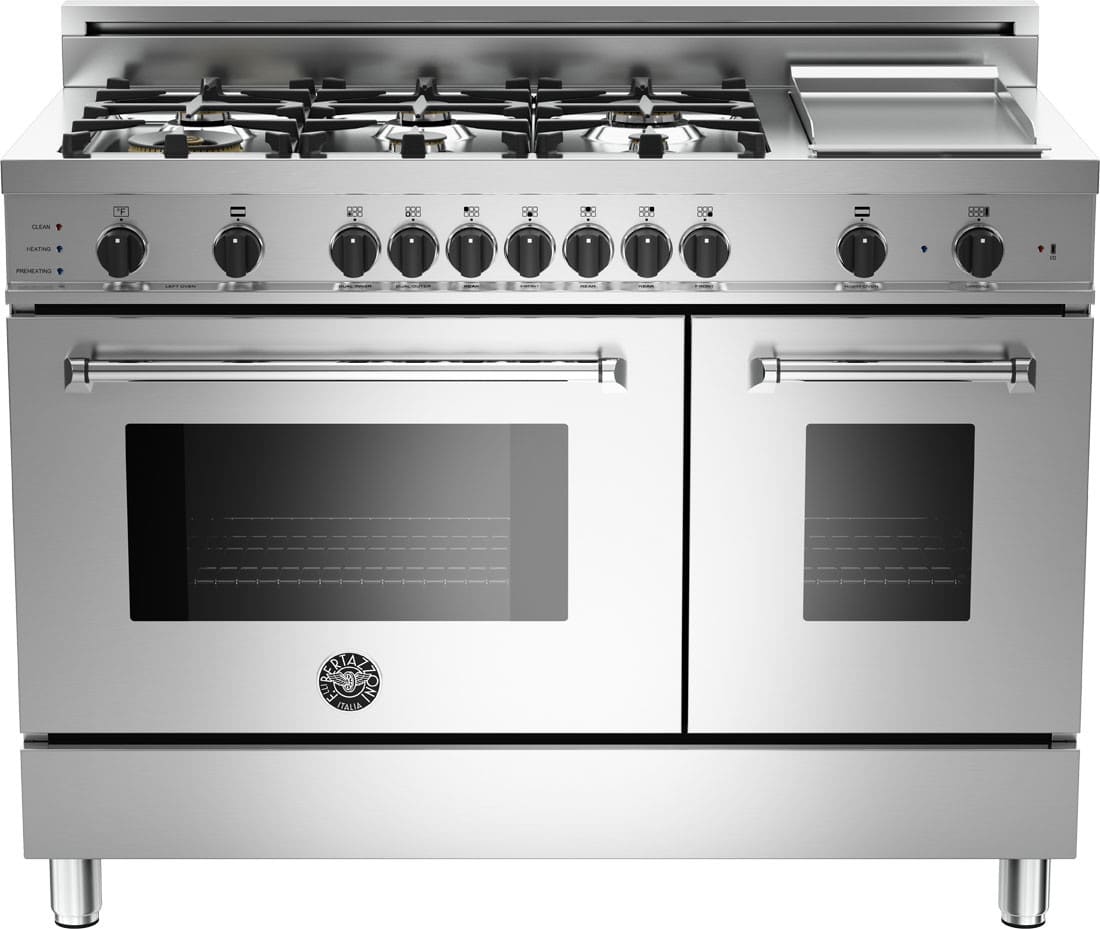 Bertazzoni MAS486GDFSXT 48 Inch ProStyle Dual Fuel Range with 6 Sealed