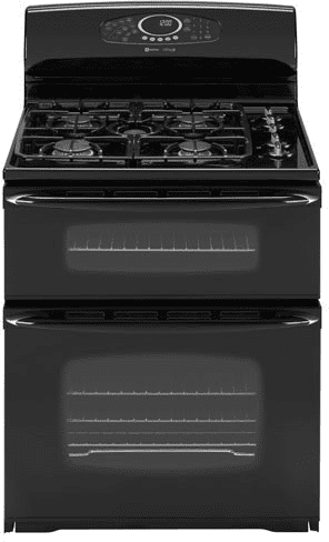 Maytag Mgr6875adb 30 Inch Freestanding Gas Double Oven Range With 5 Maytag Gemini Series Mgr6875adb Black