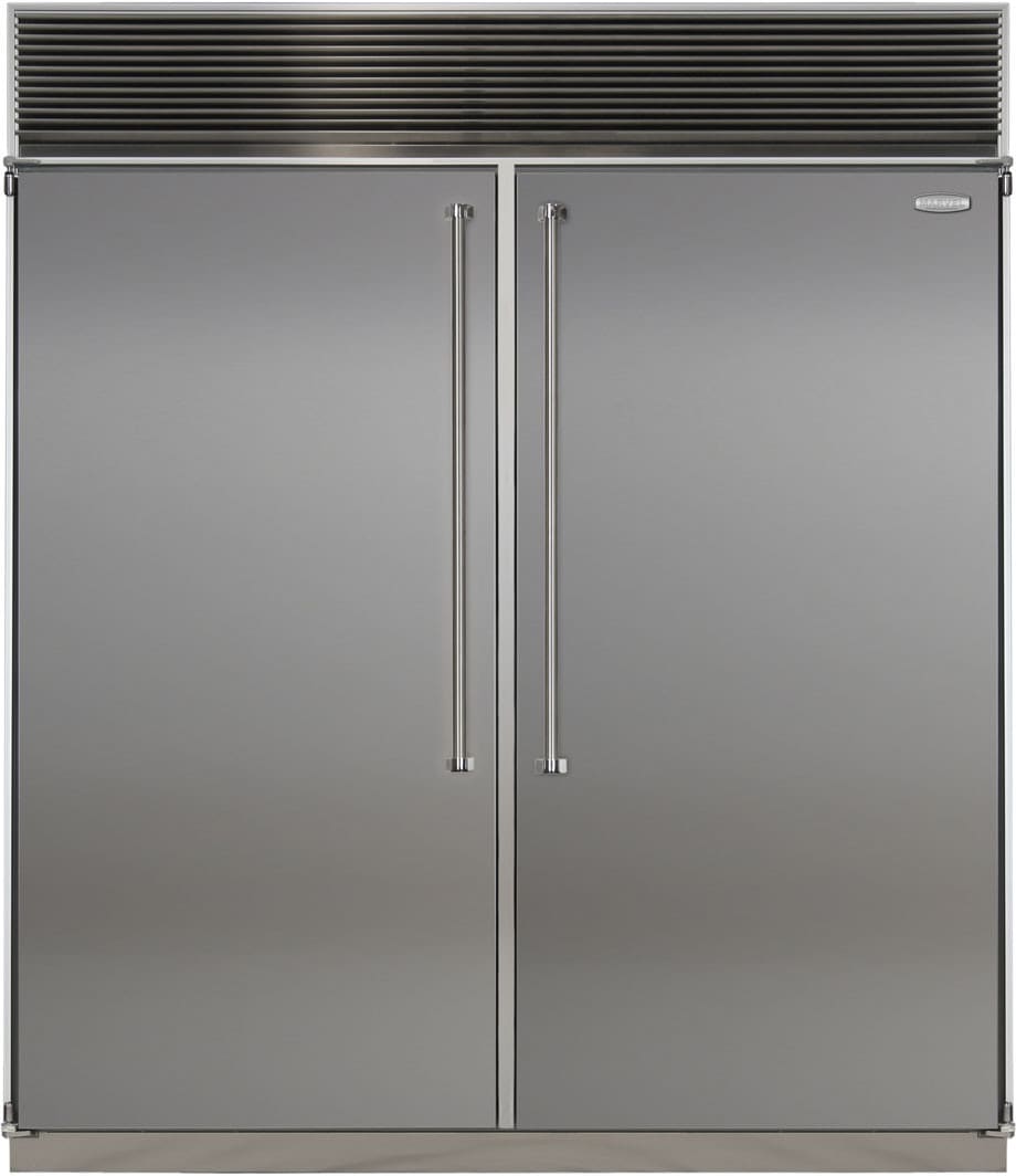 Marvel MPRO72CSSSS 72 Inch Builtin Side by Side Refrigerator with 48.3