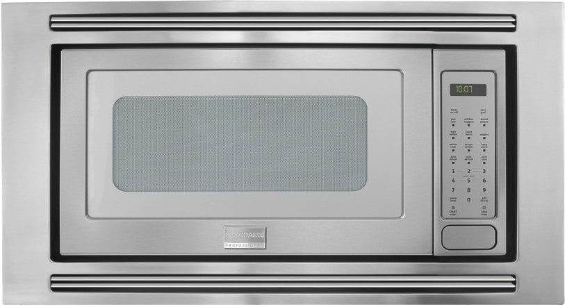 Frigidaire Fpmo209kf 2 0 Cu Ft Countertop Microwave Oven With 1200 Frigidaire Professional Series Fpmo209kf Stainless Steel With Optional Built In Trim Kit