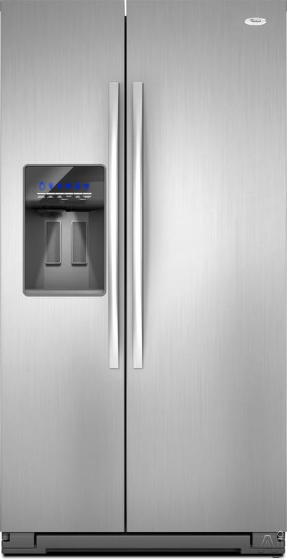 whirlpool stainless steel refrigerator bottom freezer