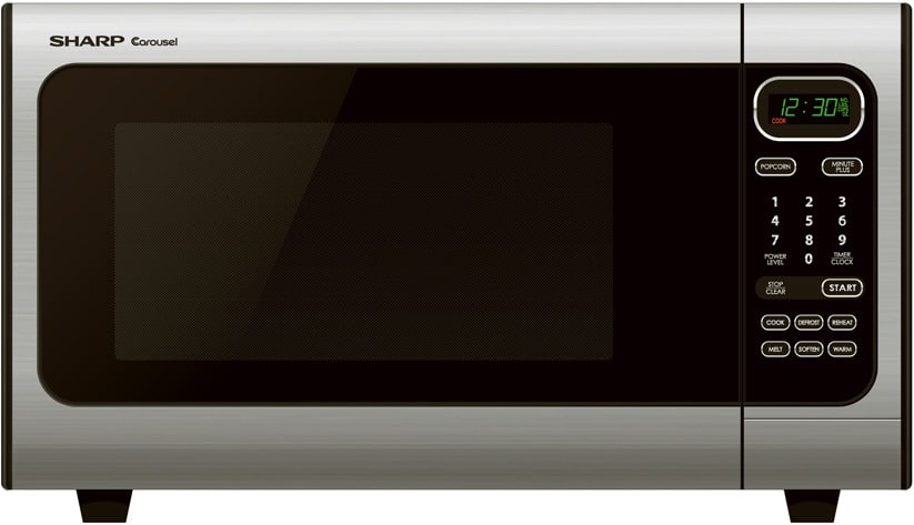 Sharp R408ls 1 4 Cu Ft Countertop Microwave Oven With 100 Watts Sharp R408ls Featured View