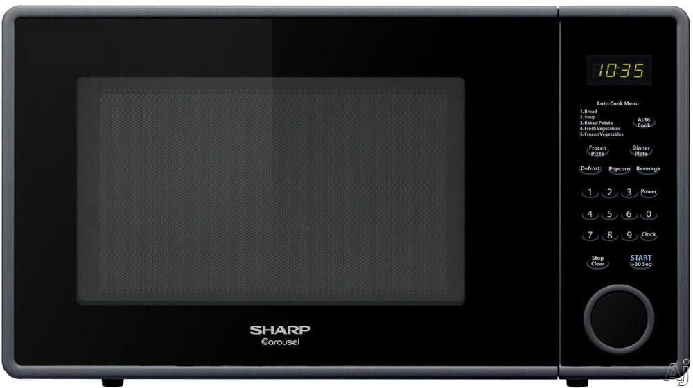 Sharp R309yk 1 Cu Ft Countertop Microwave Oven With 1000 Cooking Sharp R309yk Featured View
