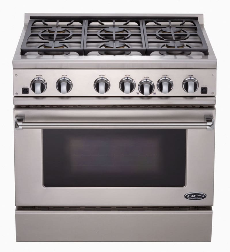 Dcs Rgt366ssl 36 Inch Pro Style Gas Range With 6 Sealed Dual Flow Dcs Rgt366ssl Featured View