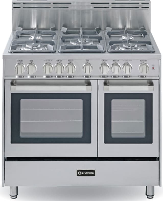 Verona VEFSGG365DSS 36 Inch Pro-Style Gas Range with 5 Sealed Burners
