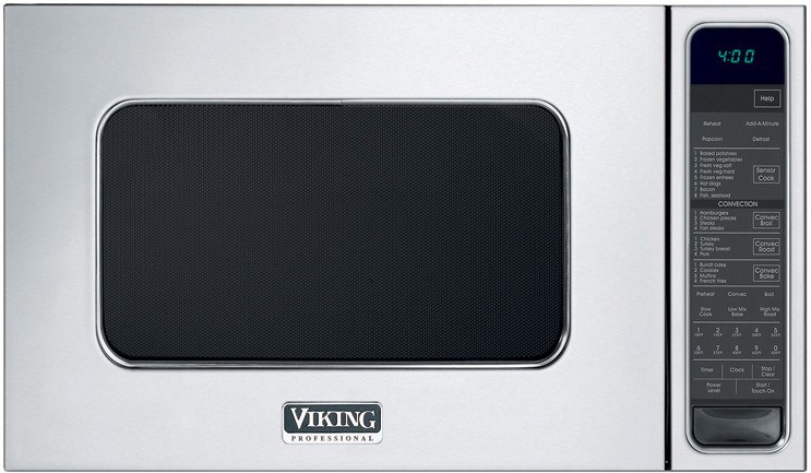 Viking Vmoc206ss 1 5 Cu Ft Built In Microwave Oven With 4 Viking Professional Custom Series Vmoc206ss Stainless Steel