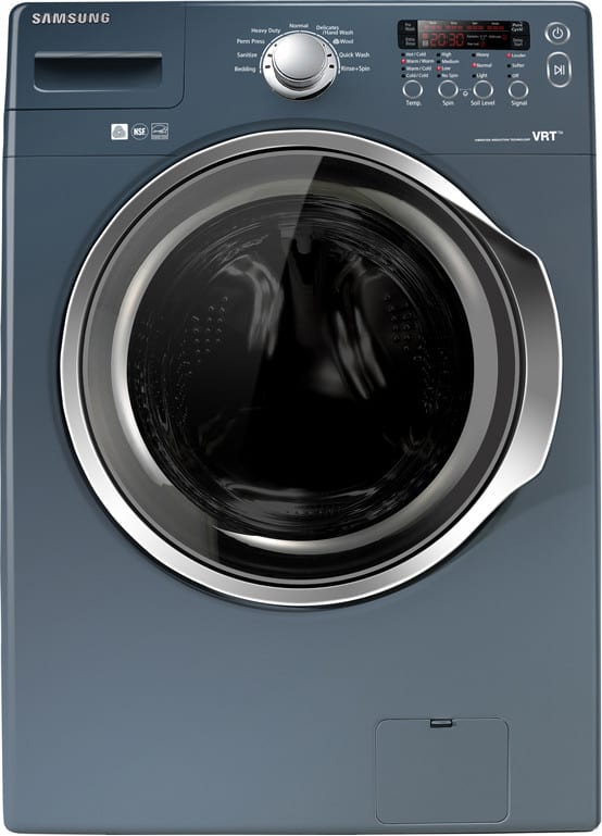 Samsung Wf330anb 27 Inch Front Load Washer With 3 7 Cu Ft Capacity Samsung Wf330anb Breakwater Blue
