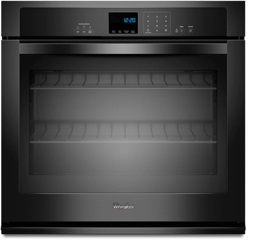 Whirlpool WOS51EC0AB 30 Inch Single Electric Wall Oven with 5.0 cu. ft