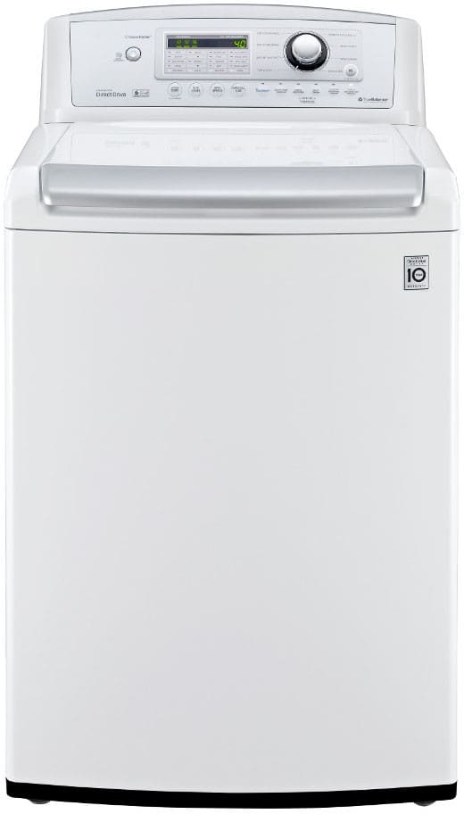 Lg Wt4970cw 27 Inch 4 5 Cu Ft Top Load Washer With 8 Wash Programs Lg Wave Series Wt4970cw White