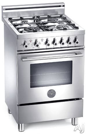 Bertazzoni X244GGVX 24 Inch Pro-Style Gas Range with 4 Sealed Burners