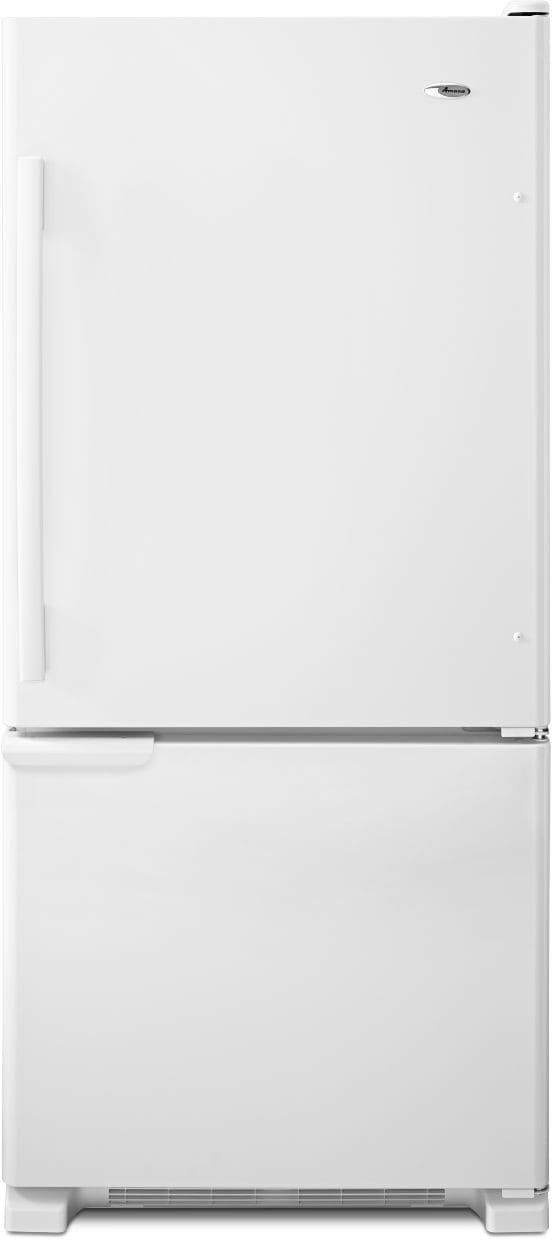Amana ABB1921BRW 18.7 cu. ft. Bottom Freezer Refrigerator with 3 Glass Shelves, 2 Produce