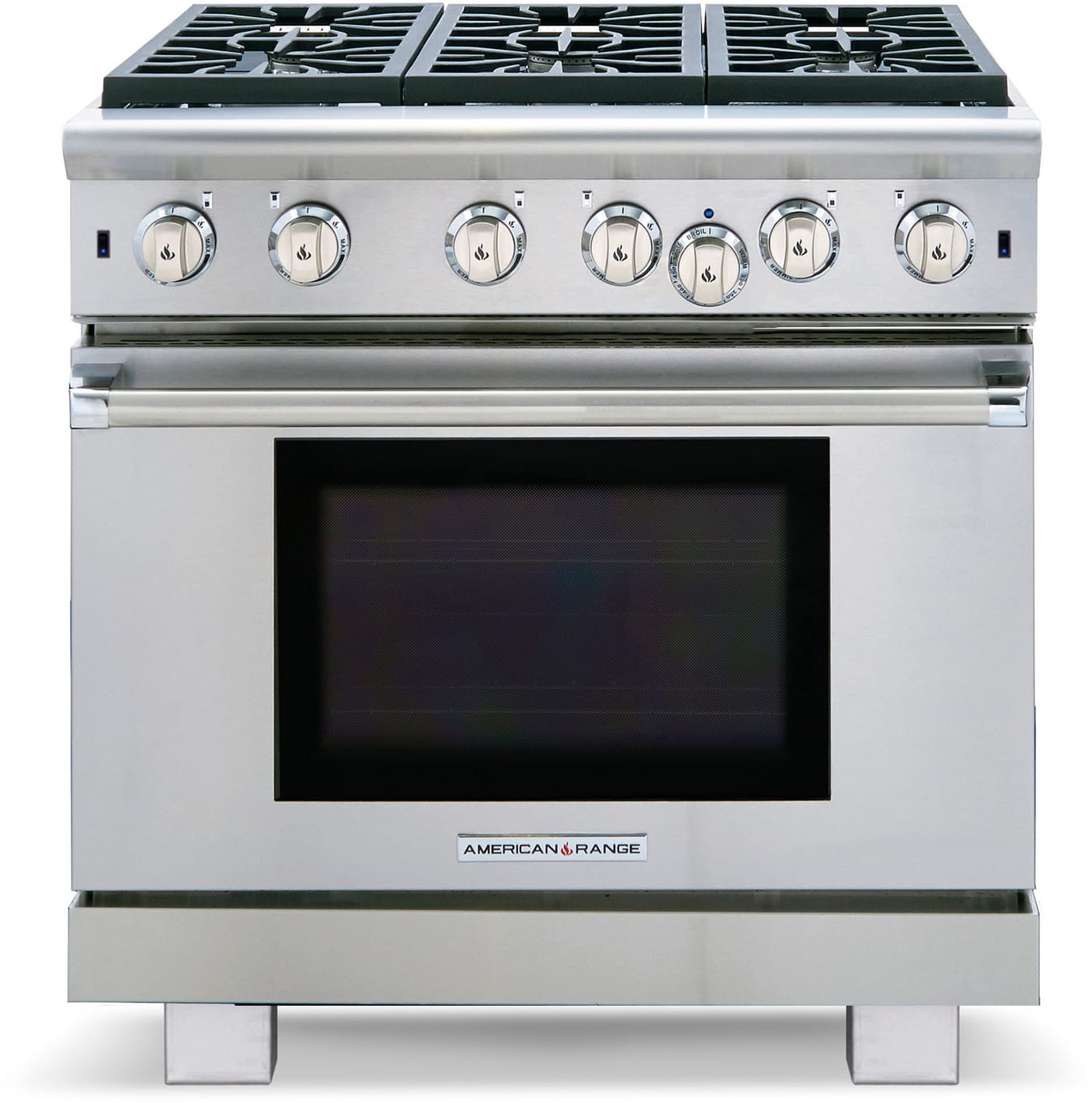 Innovection Oven, 6 Open Burners, Continuous Grates, Infrared Broiler, Quick Preheat and Island Trim Included: Liquid Propane