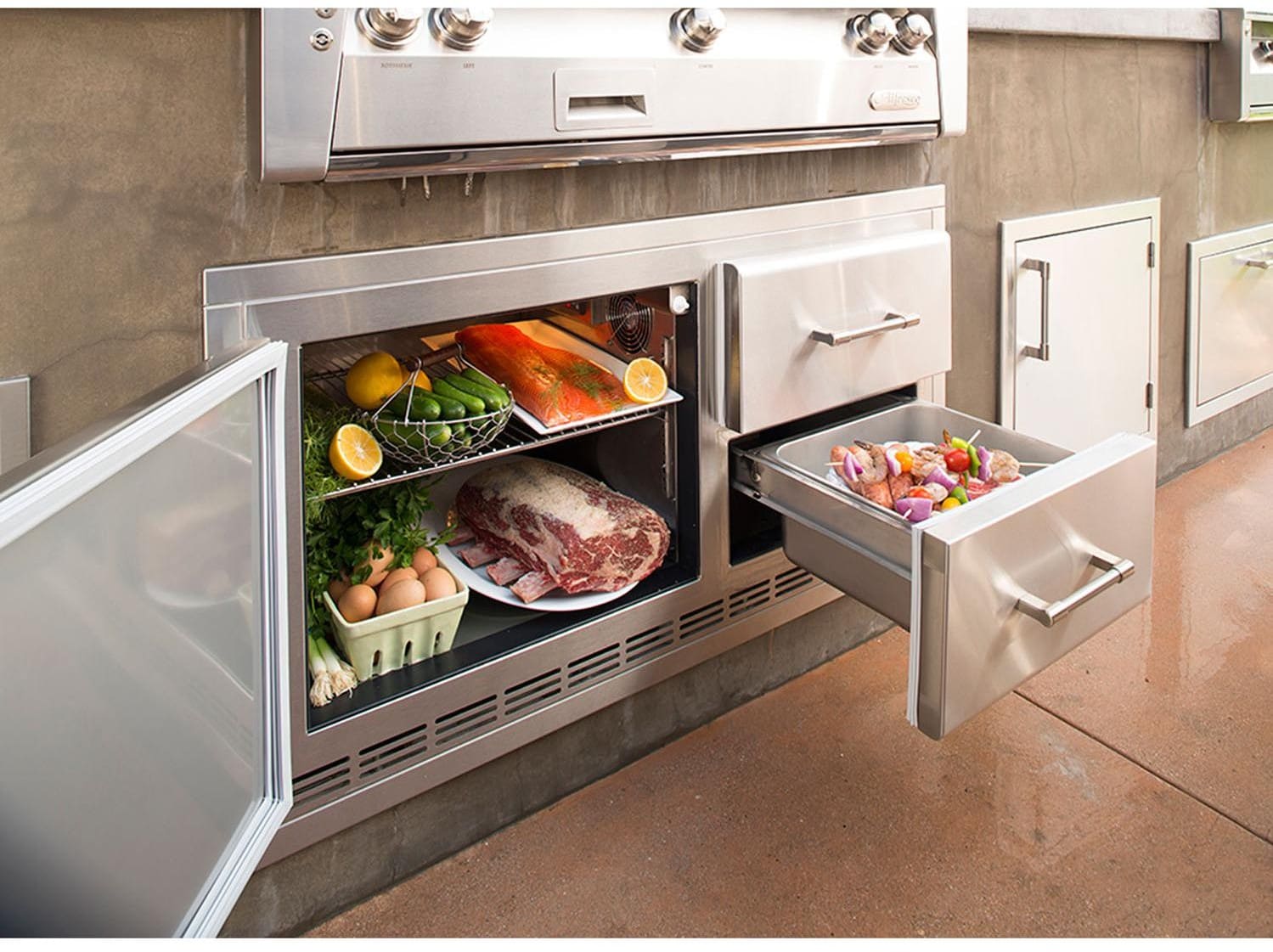 Premium Outdoor Kitchen Refrigerator Cabinet: Enhance Your Alfresco Culinary Experience