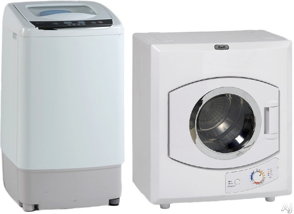 Avanti AVWADREW1 SidebySide Washer & Dryer Set with Portable Washer