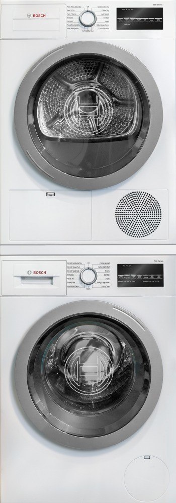 Bosch Bowadreuc3 Stacked Washer Dryer Set With Front Load Bosch 500 Series Bowadreuc3 Stacked