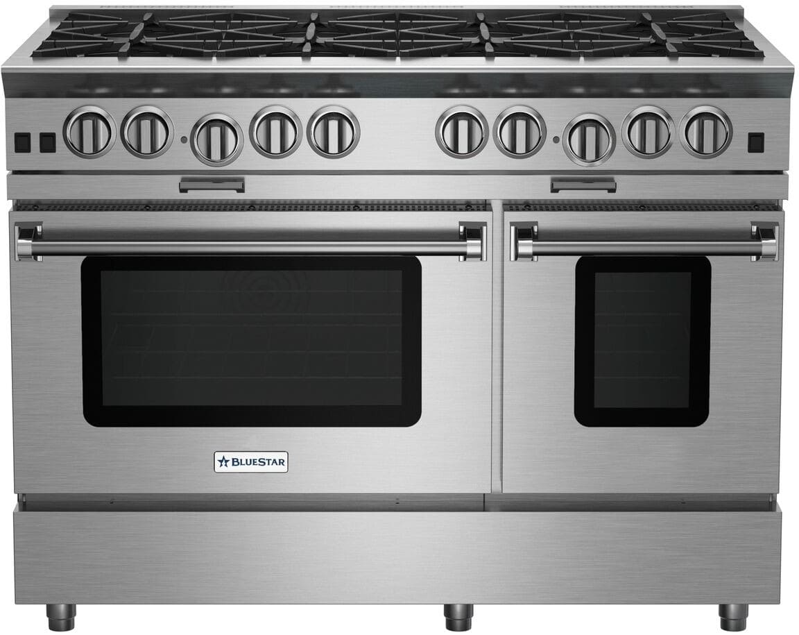 BlueStar BSP488BNG 48 Inch Pro Style Freestanding Gas Range Natural Gas