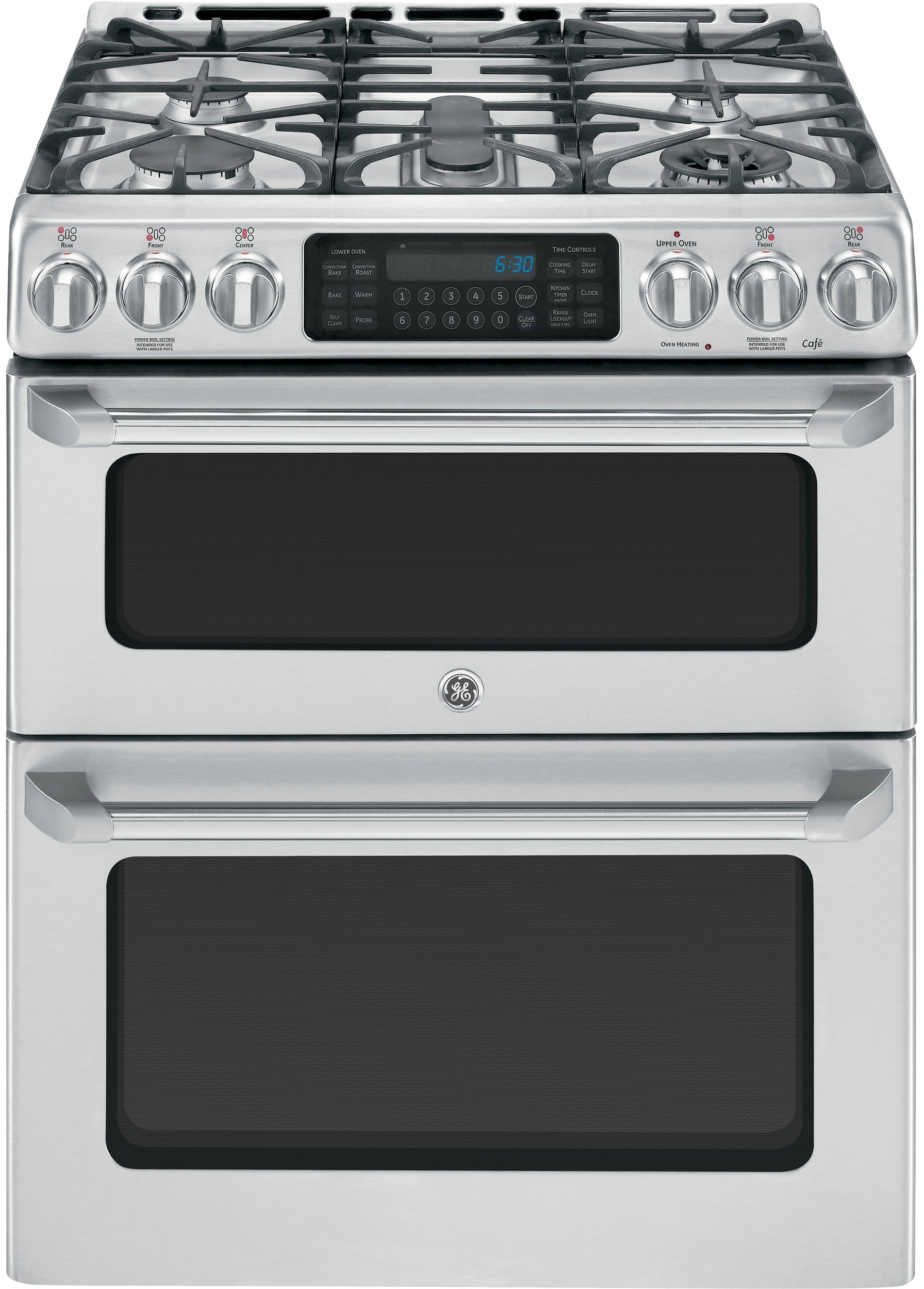 Gas double oven