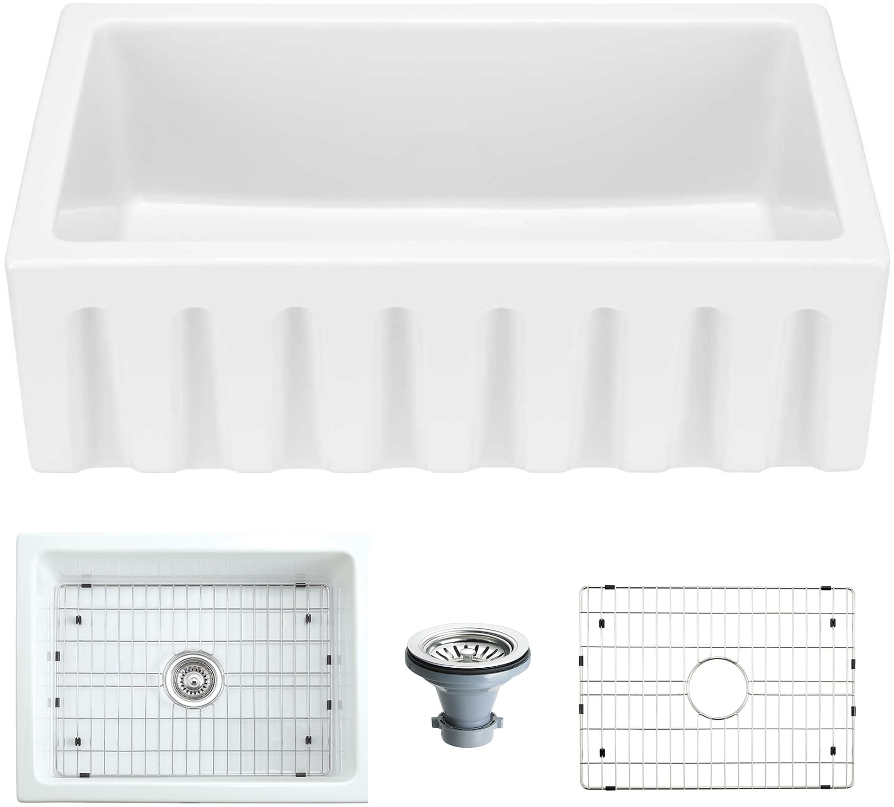 Empire Industries Madison 30 Bathroom Vanity empire industries cs30c apron front fireclay kitchen sink with Empire Industries Madison 30 Bathroom Vanity empire industries cs30c apron front fireclay kitchen sink with