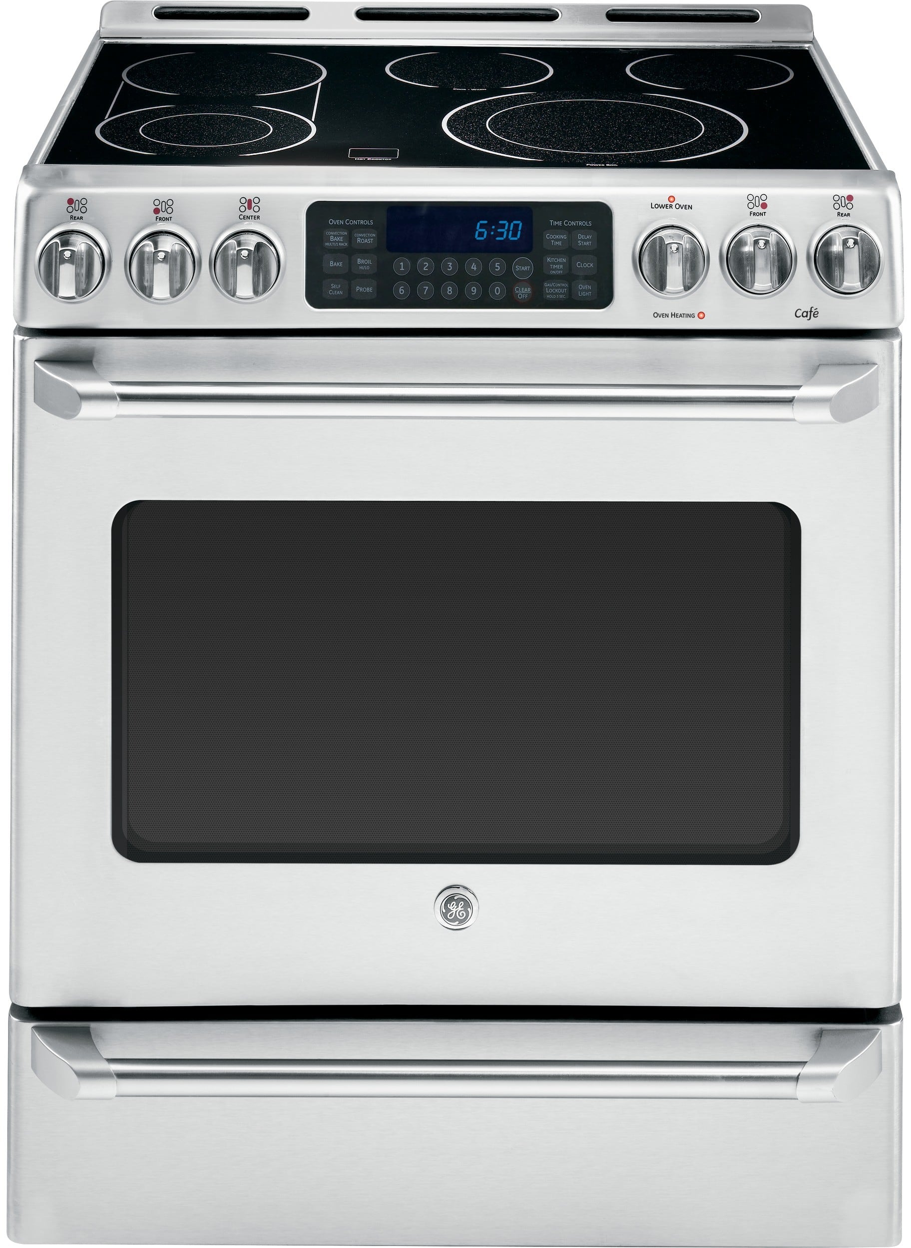 GE CS980STSS 30 Inch Slidein Electric Range with True Convection