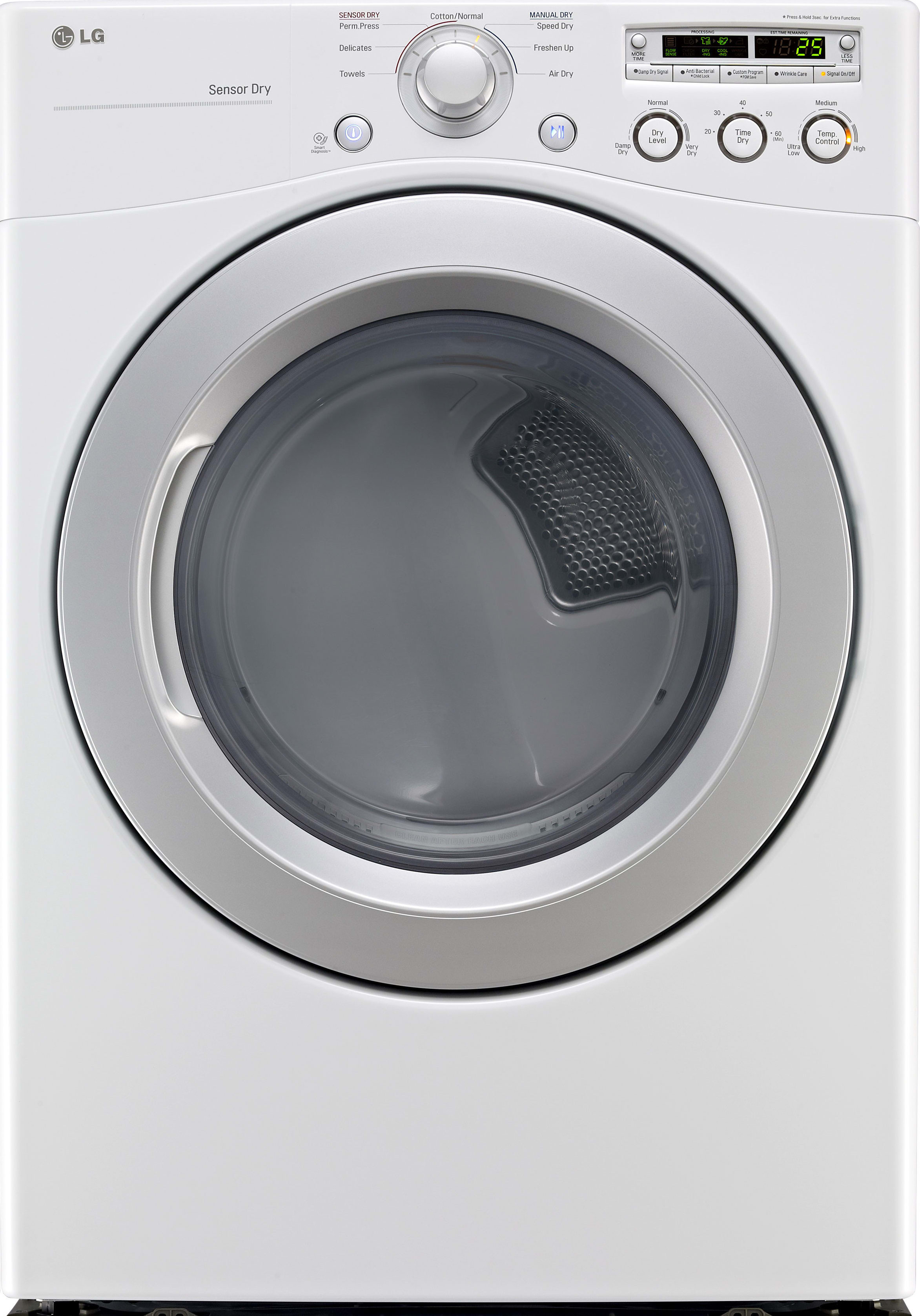 lg front load dryer test mode