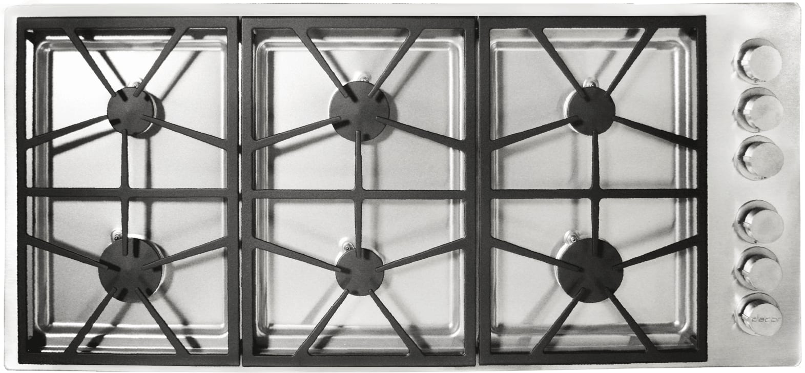 Dacor DTCT466GSNG 46 Inch Gas Cooktop with 6 Sealed Burners, 64,500