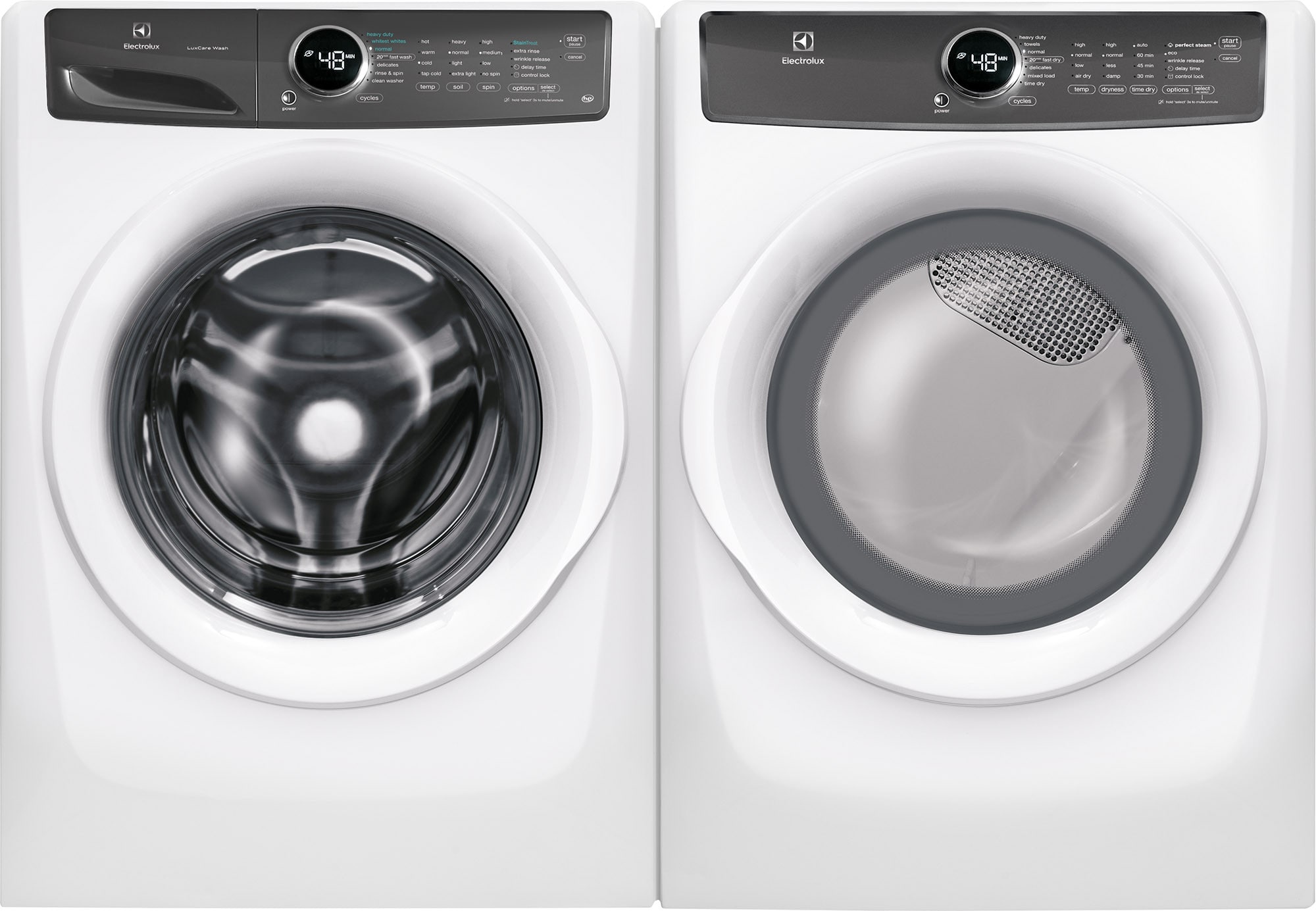Electrolux EXWADREW4271 SidebySide Washer & Dryer Set with Front Load