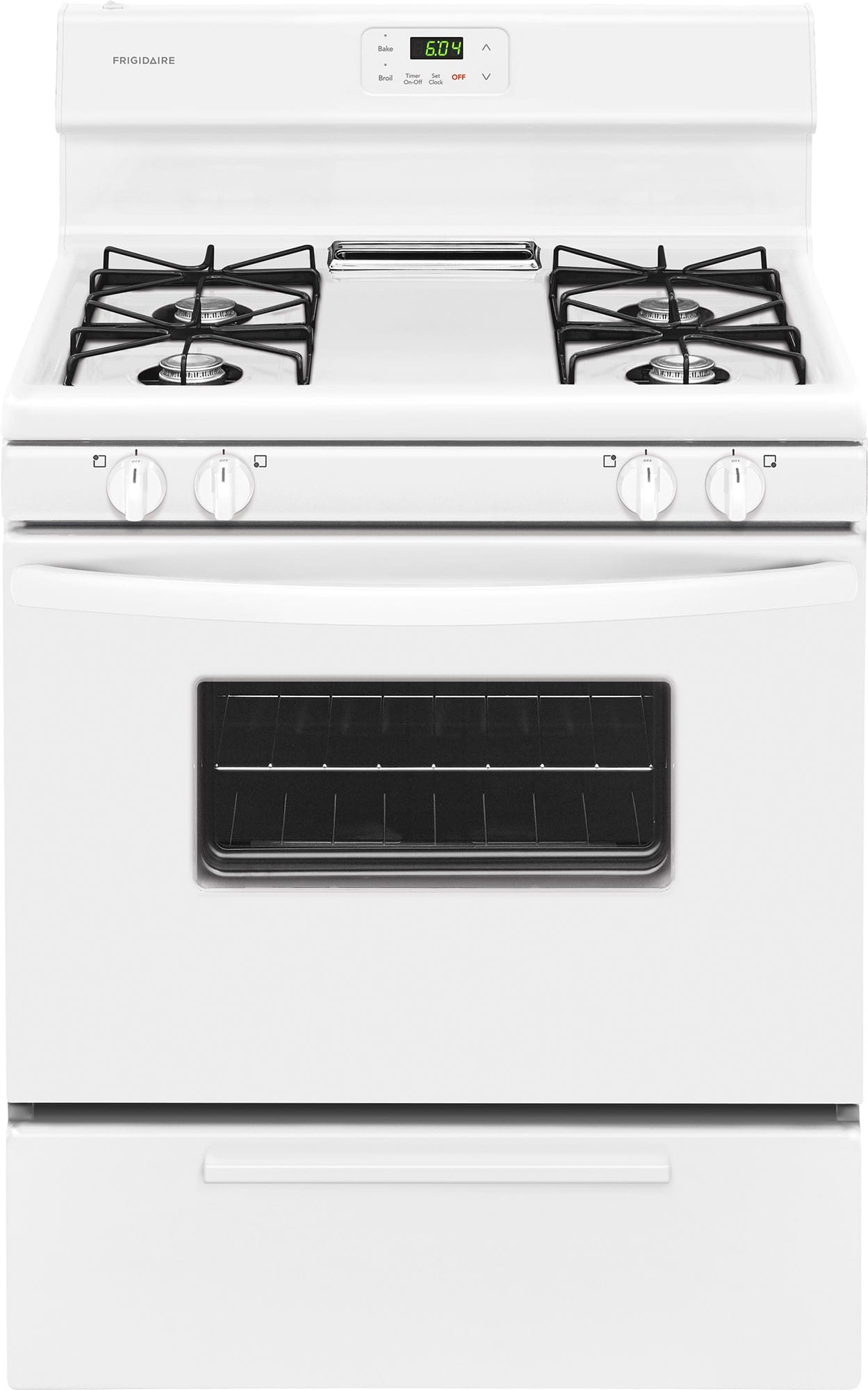 Frigidaire FFGF3012TW 30 Inch Freestanding Gas Range with Broiler