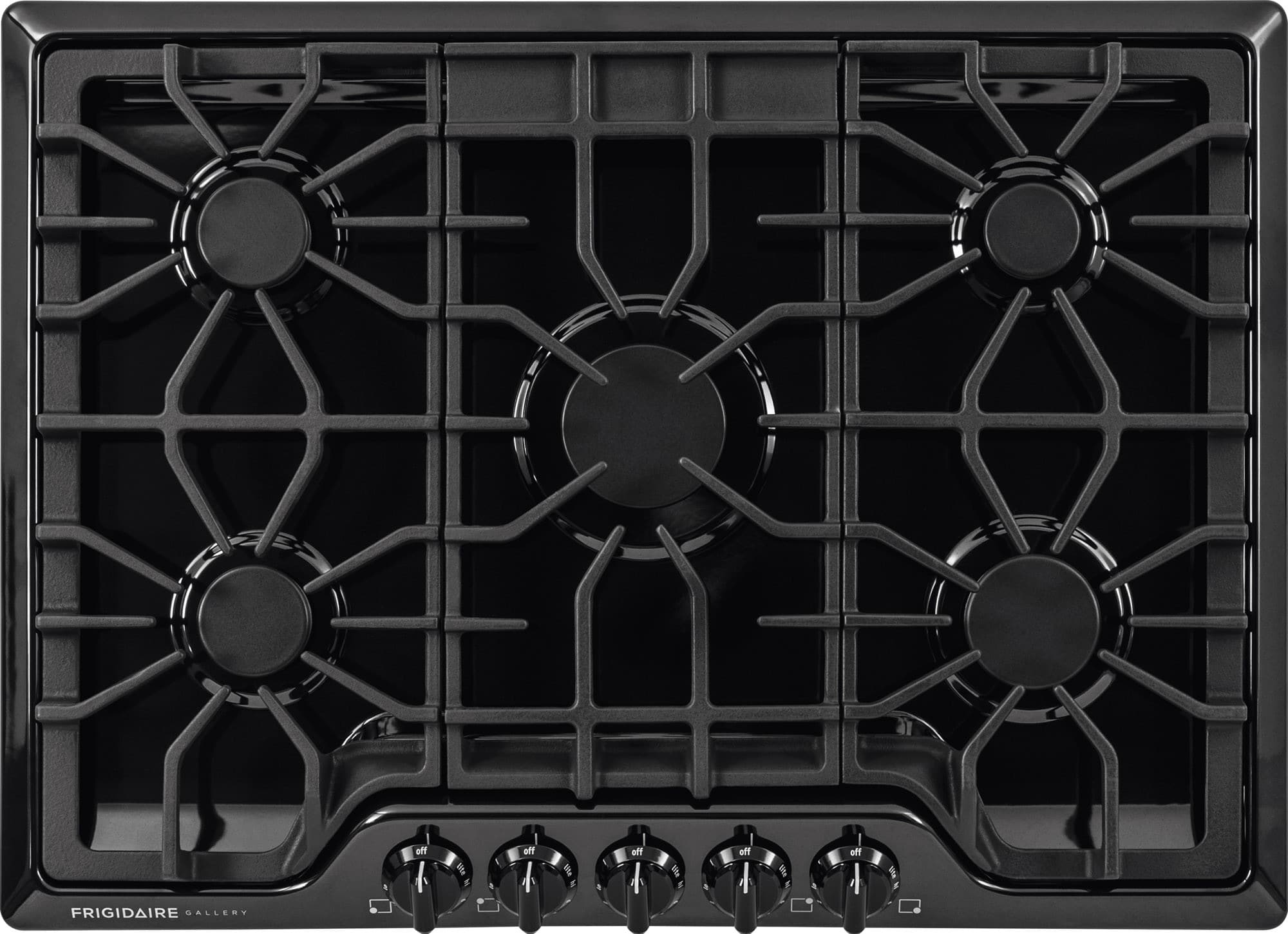 Frigidaire FGGC3047QB 30 Inch Gas Cooktop with LP Conversion Option