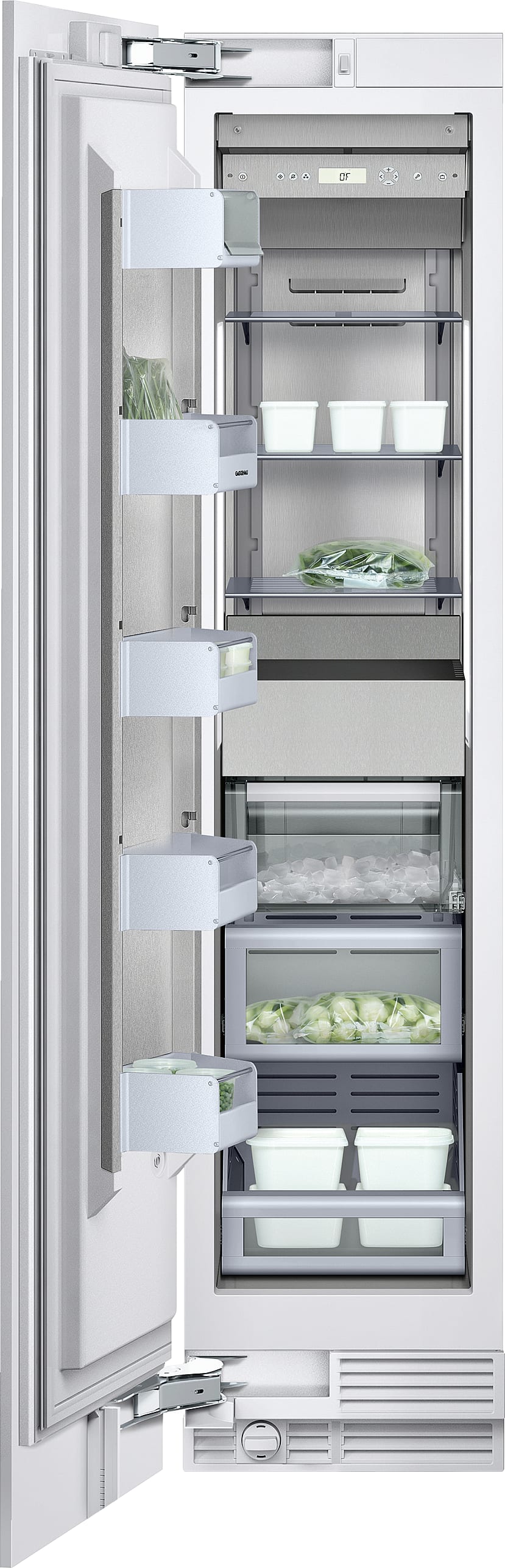 Gaggenau RF411701 18 Inch All-Freezer with Automatic Ice Maker, Automatic Defrost, Adjustable ...