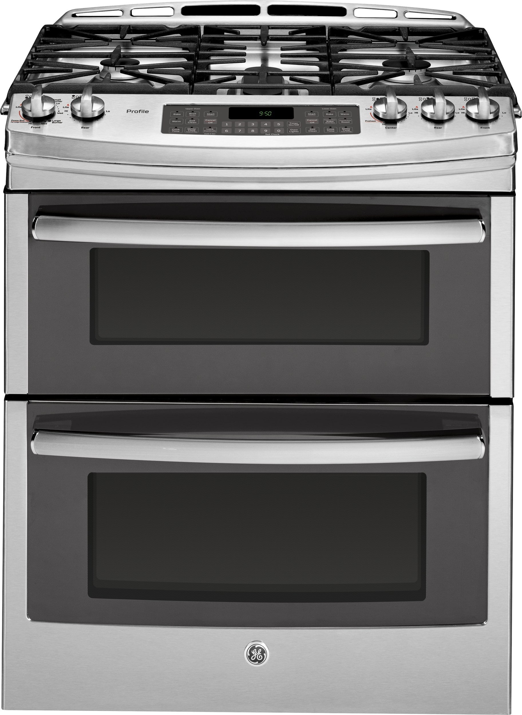ge-pgs950sefss-30-inch-slide-in-double-oven-gas-range-with-convection