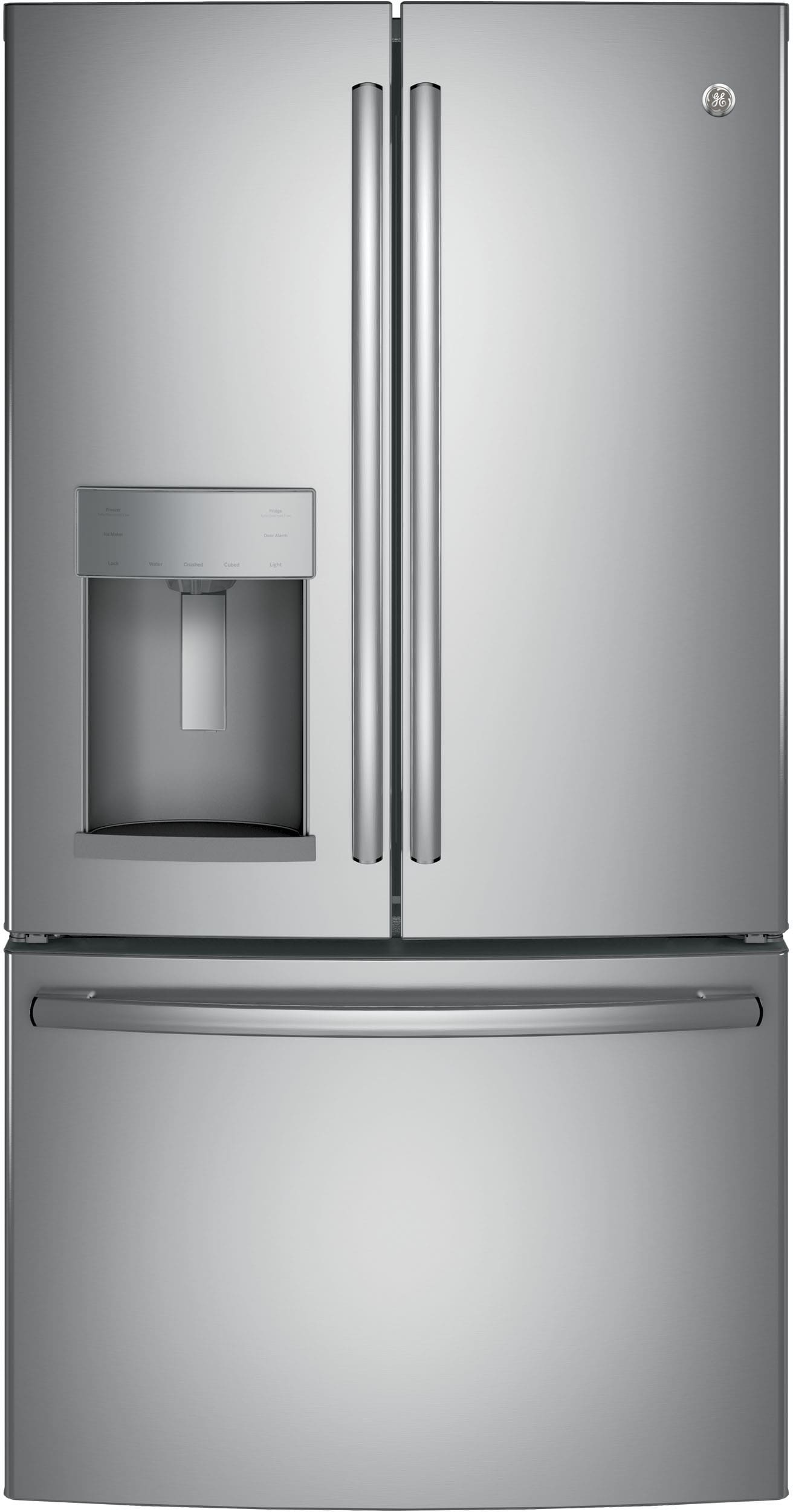 GE GFE26GSKSS 36 Inch French Door Refrigerator with TwinChill™, Turbo