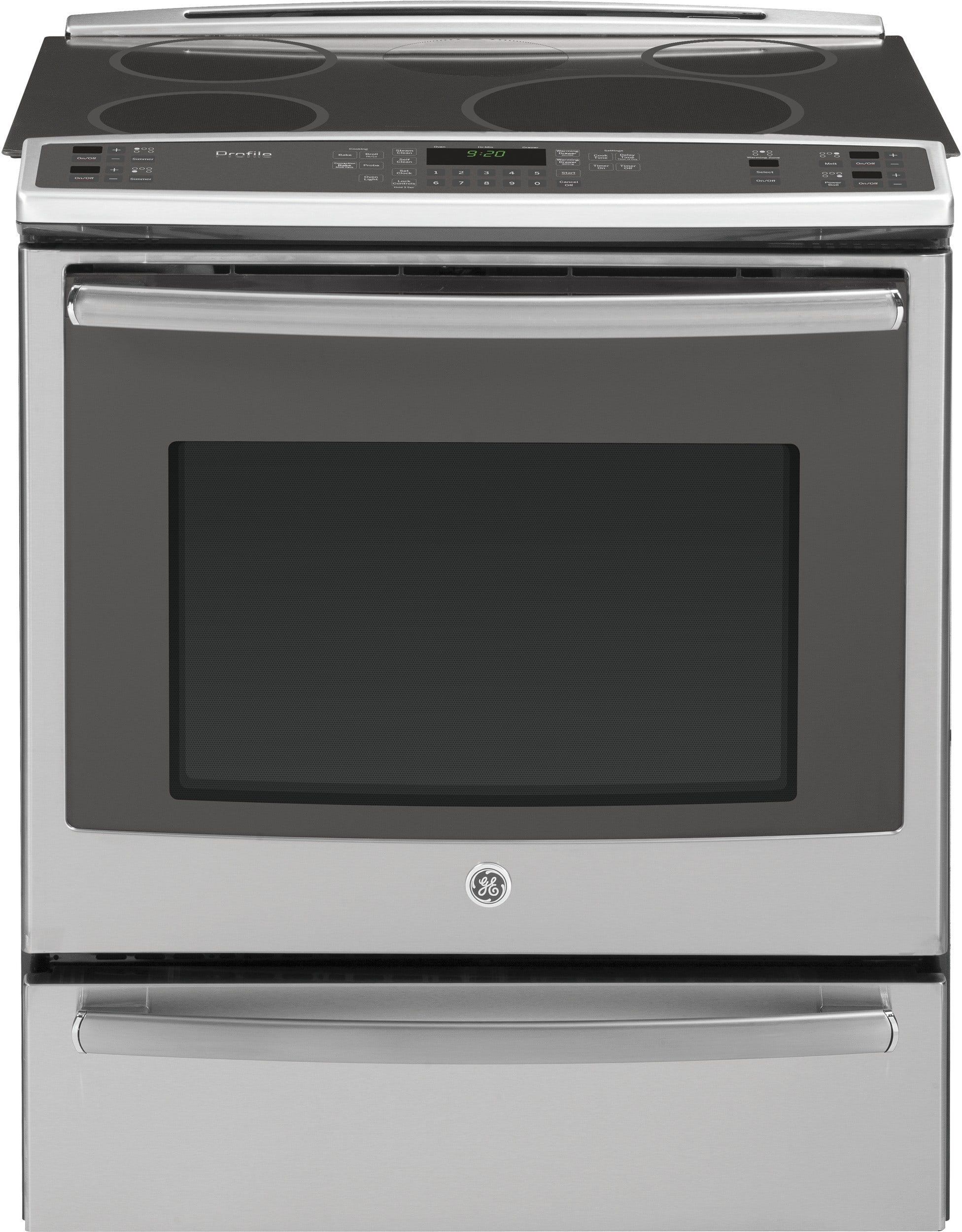 ge-phs920sfss-30-inch-slide-in-induction-range-with-true-convection