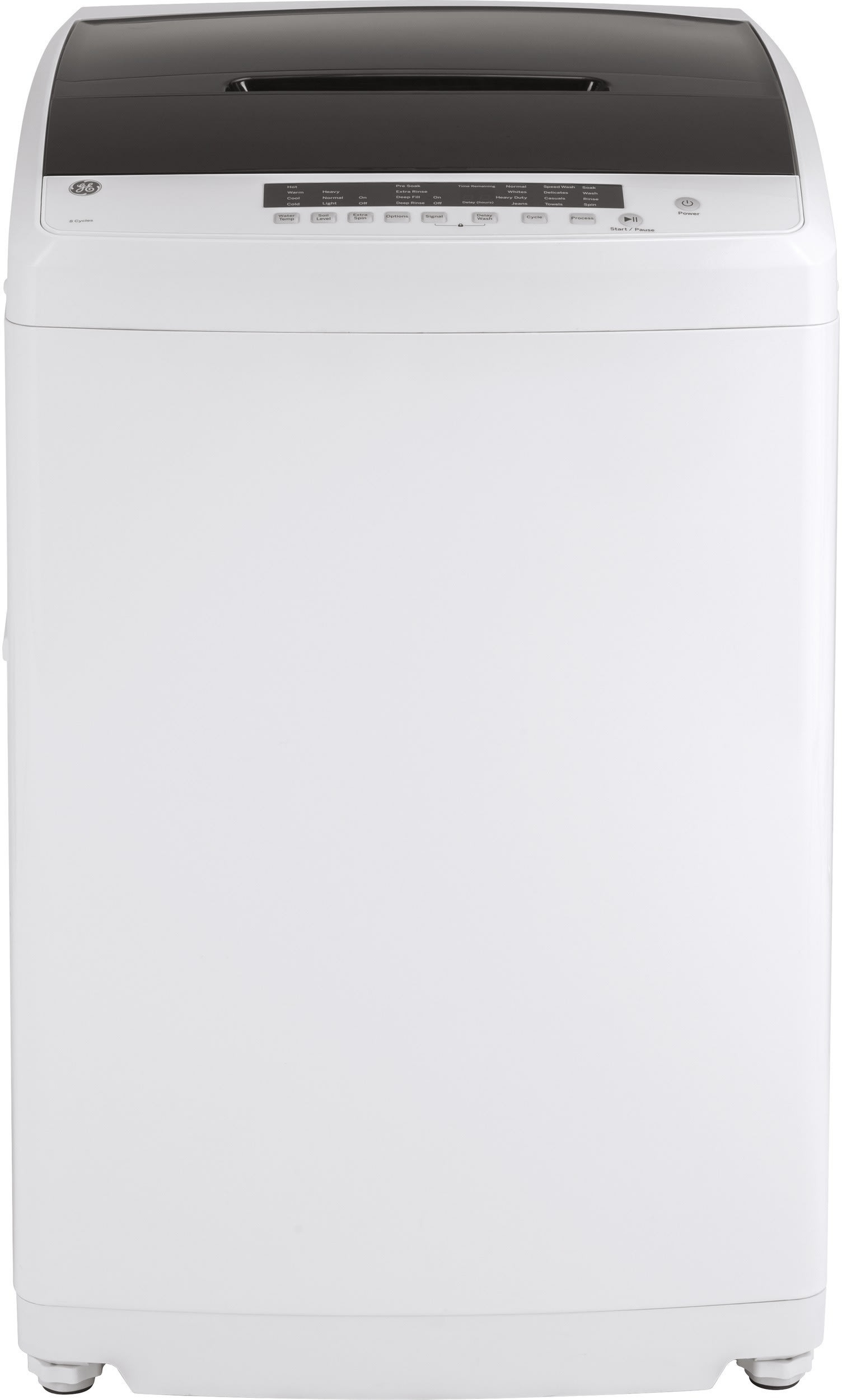 GE GNW128PSMWW 24 Inch Top Load Portable Washer with 8 Wash Cycles