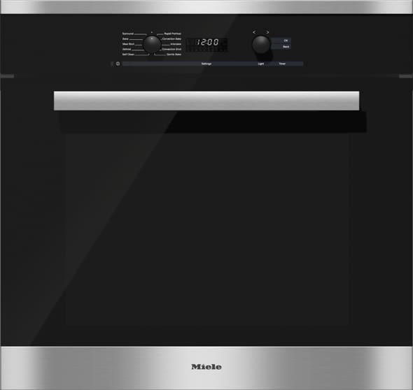 Miele H6280BP 30 Inch Single Electric Wall Oven with 4.6 cu. ft