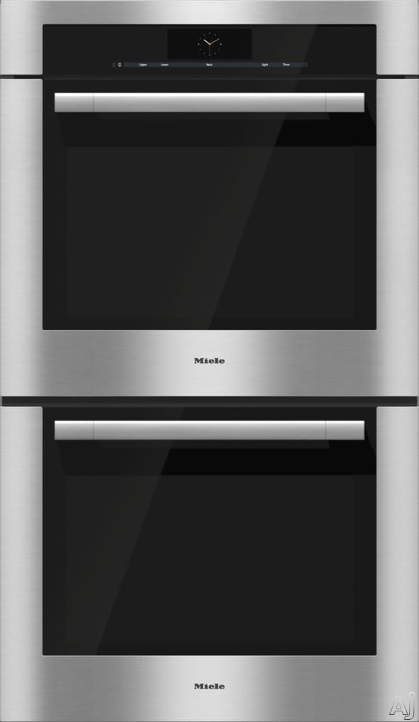 Miele H6780BP2 30 Inch Double Electric Wall Oven with 4.6 cu. ft