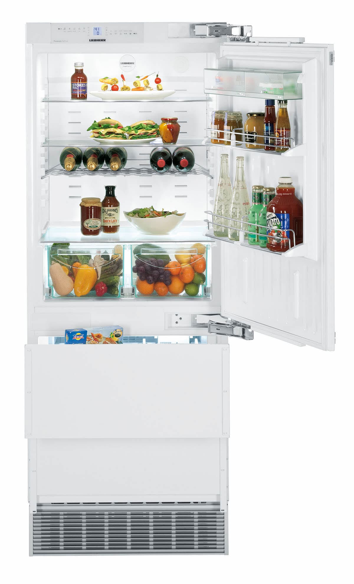 Liebherr HC1550 30 Inch Built-in Panel Ready Refrigerator with 2 Bottom