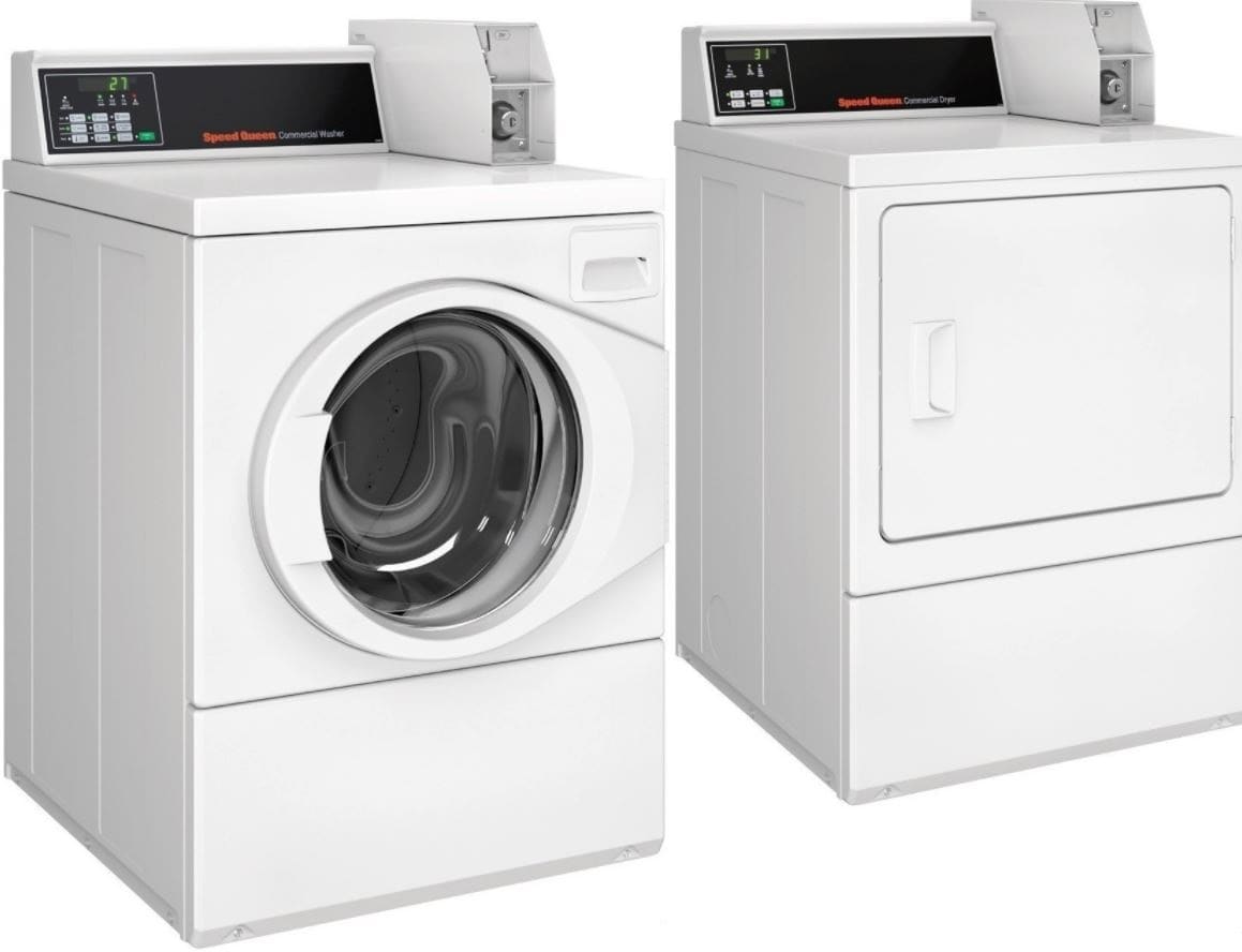 Speed Queen SQWADREW5 SidebySide Washer & Dryer Set with Top Load