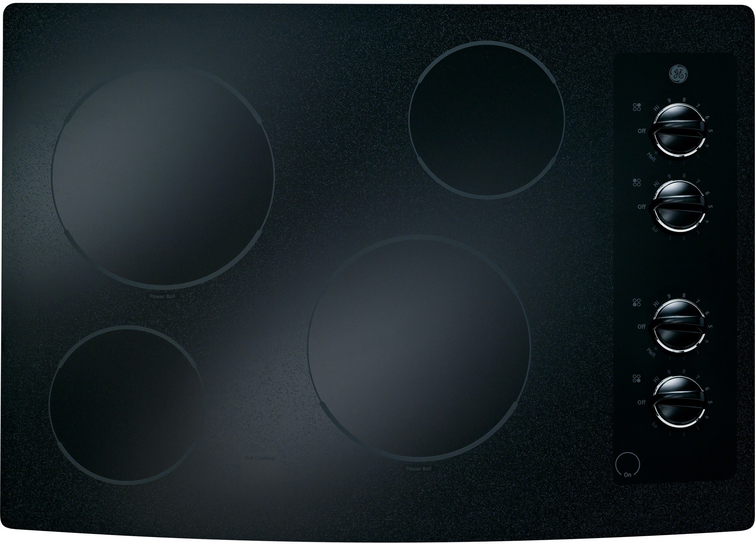 GE JP336DDBB 30 Inch Smoothtop Electric Cooktop with CeramicGlass
