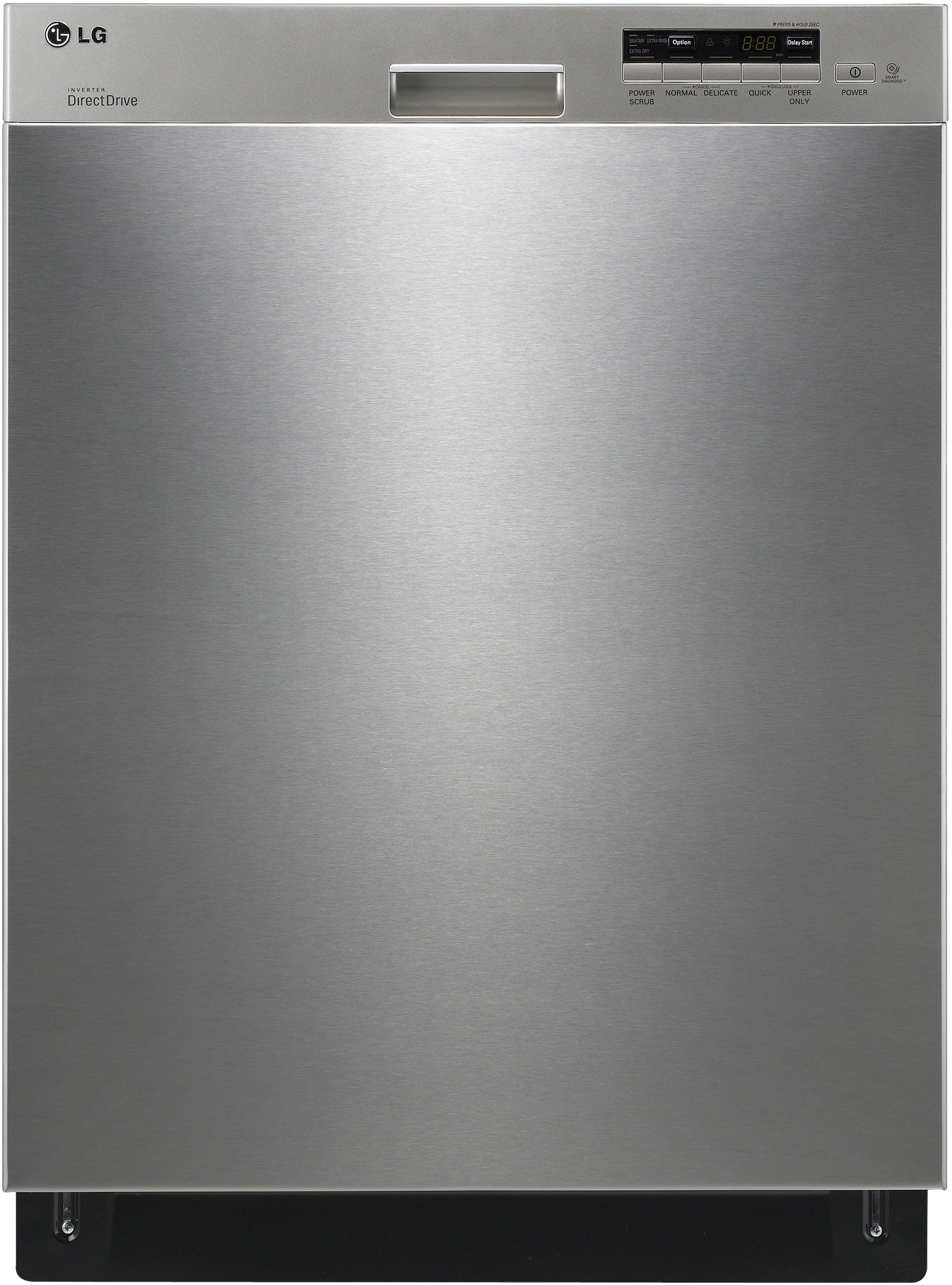 LG LDS5040ST Full Console Dishwasher with 14Place Settings, 5 Wash