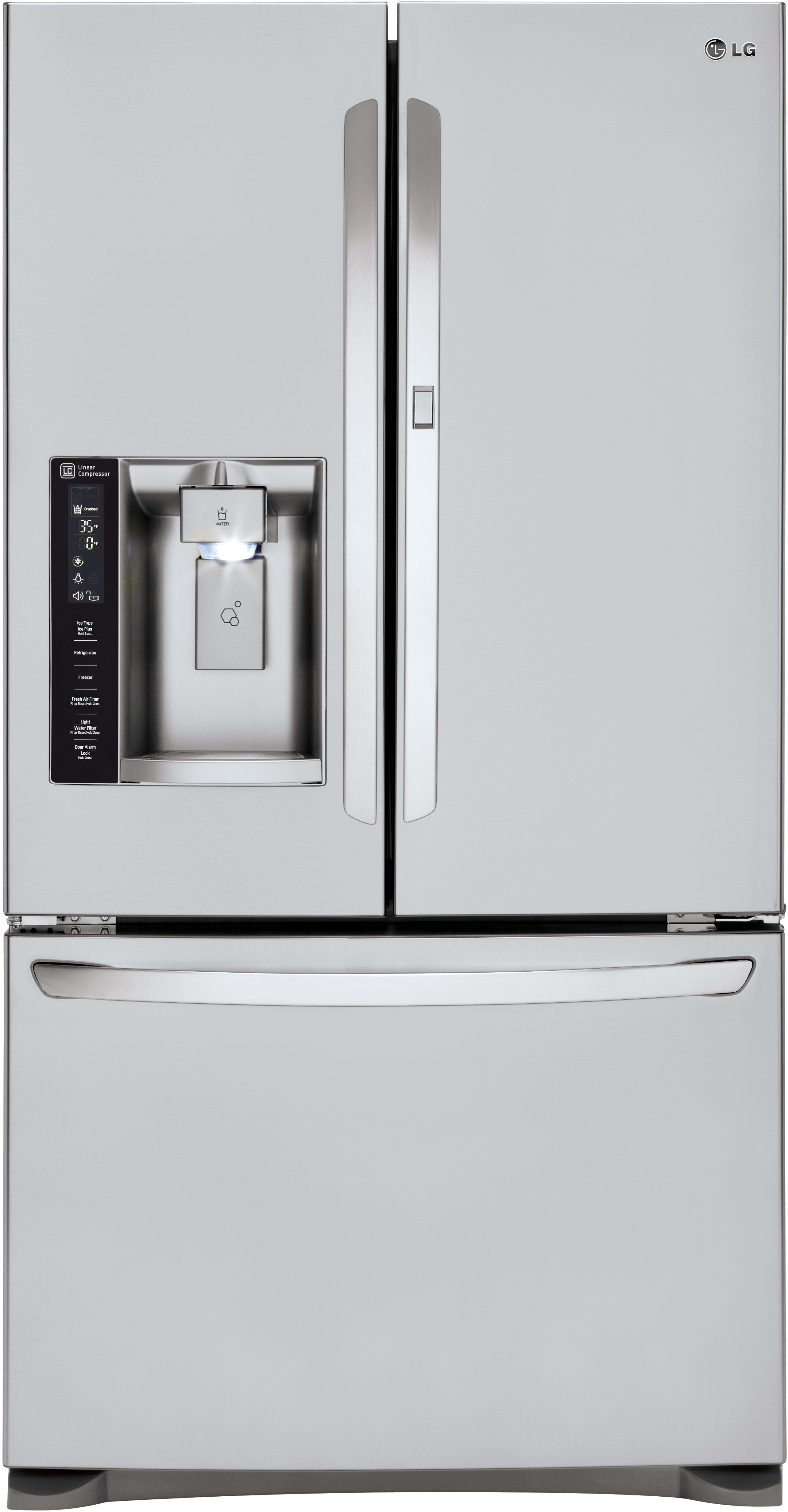 LG LFXS27566S 36 Inch French Door Refrigerator with Door-in-Door™, Slim ...