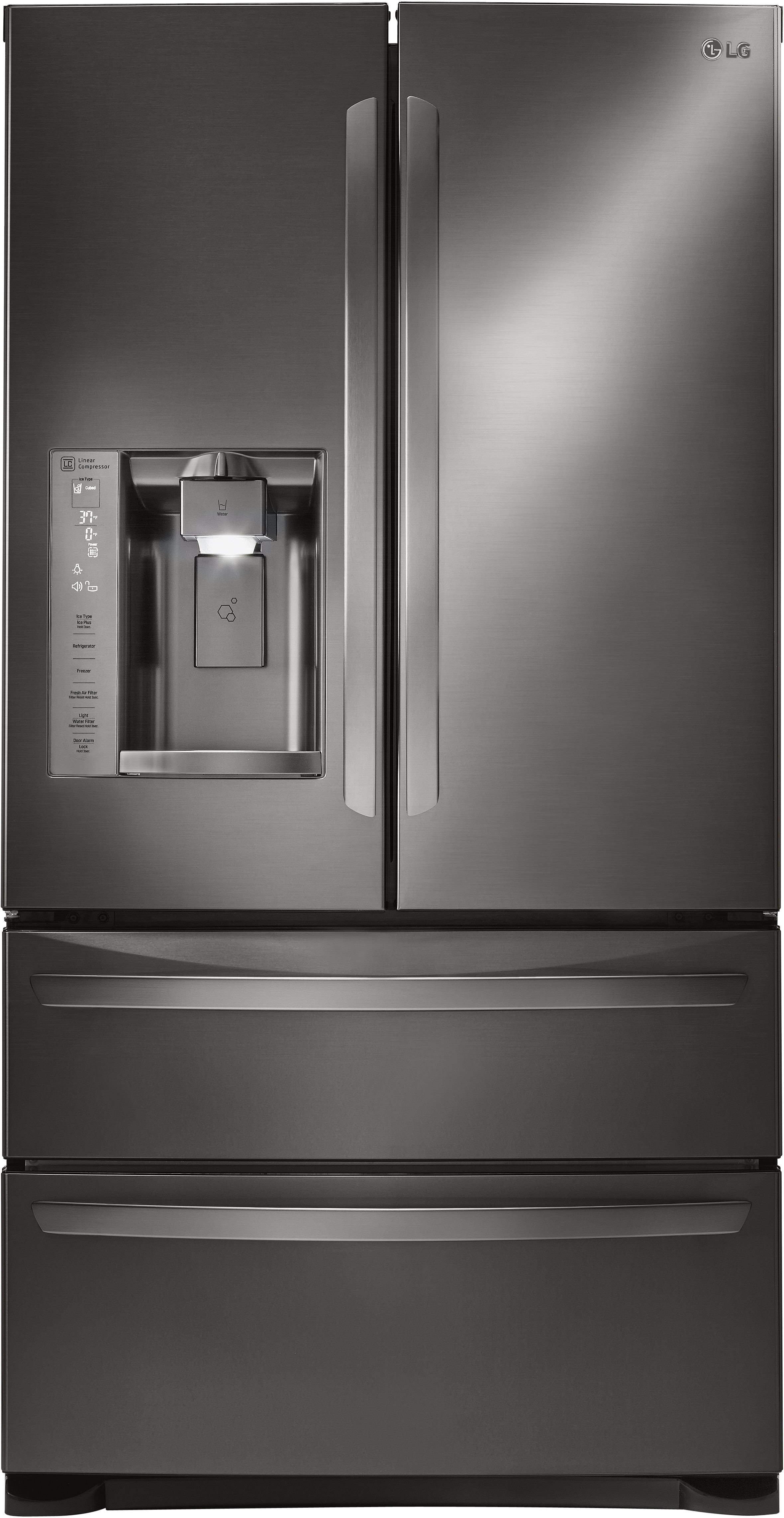 LG LMXS27626D 36 Inch 4Door French Door Refrigerator with Glide N