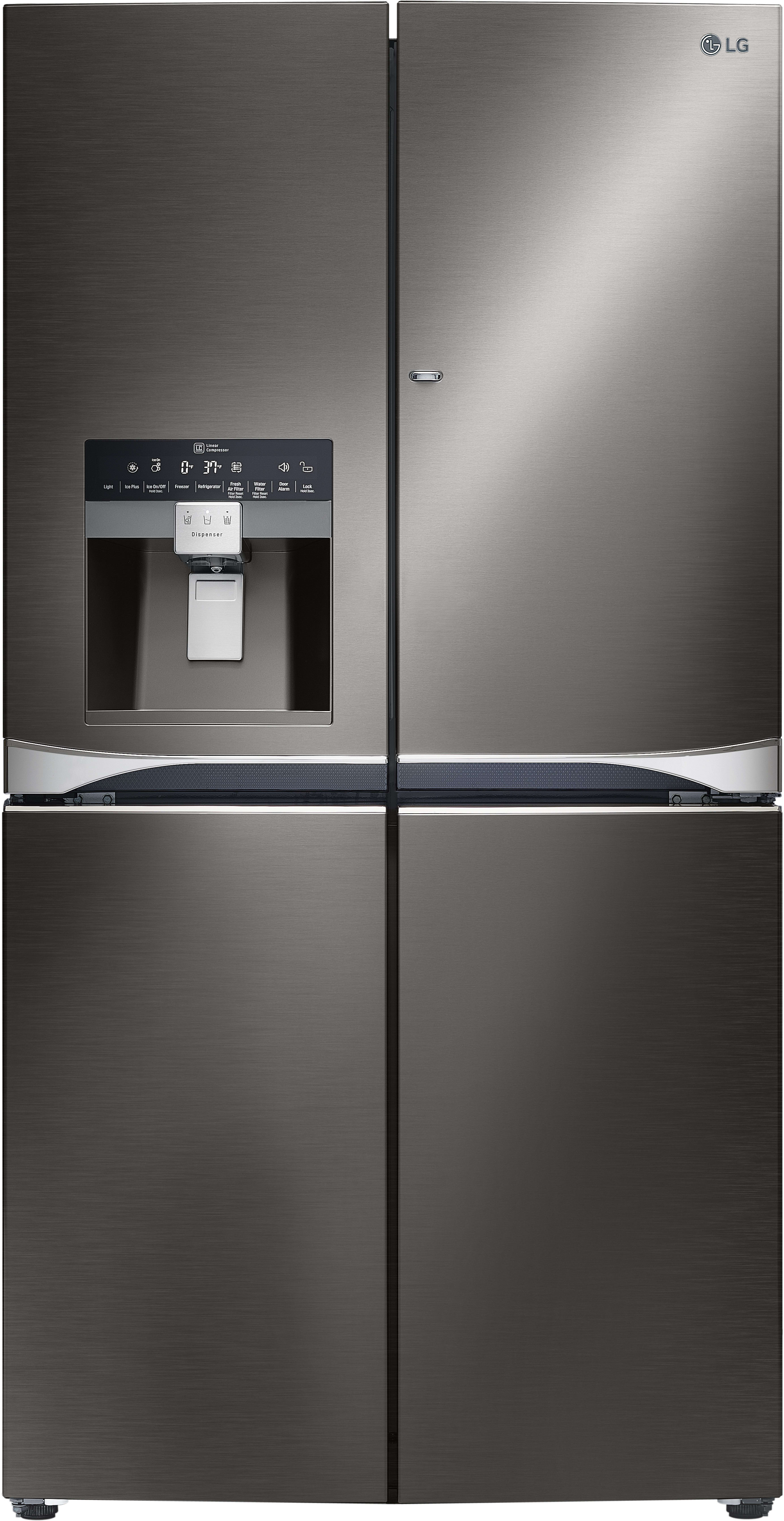 LG LPXS30866D 36 Inch 4-Door French Door Refrigerator with 