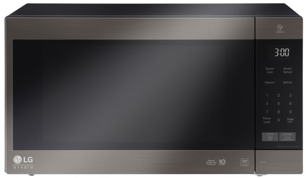 Lg Lsrm2085bd 2 0 Cu Ft Neochef Countertop Microwave With Lg Studio Lsrm2085bd Black Stainless Steel