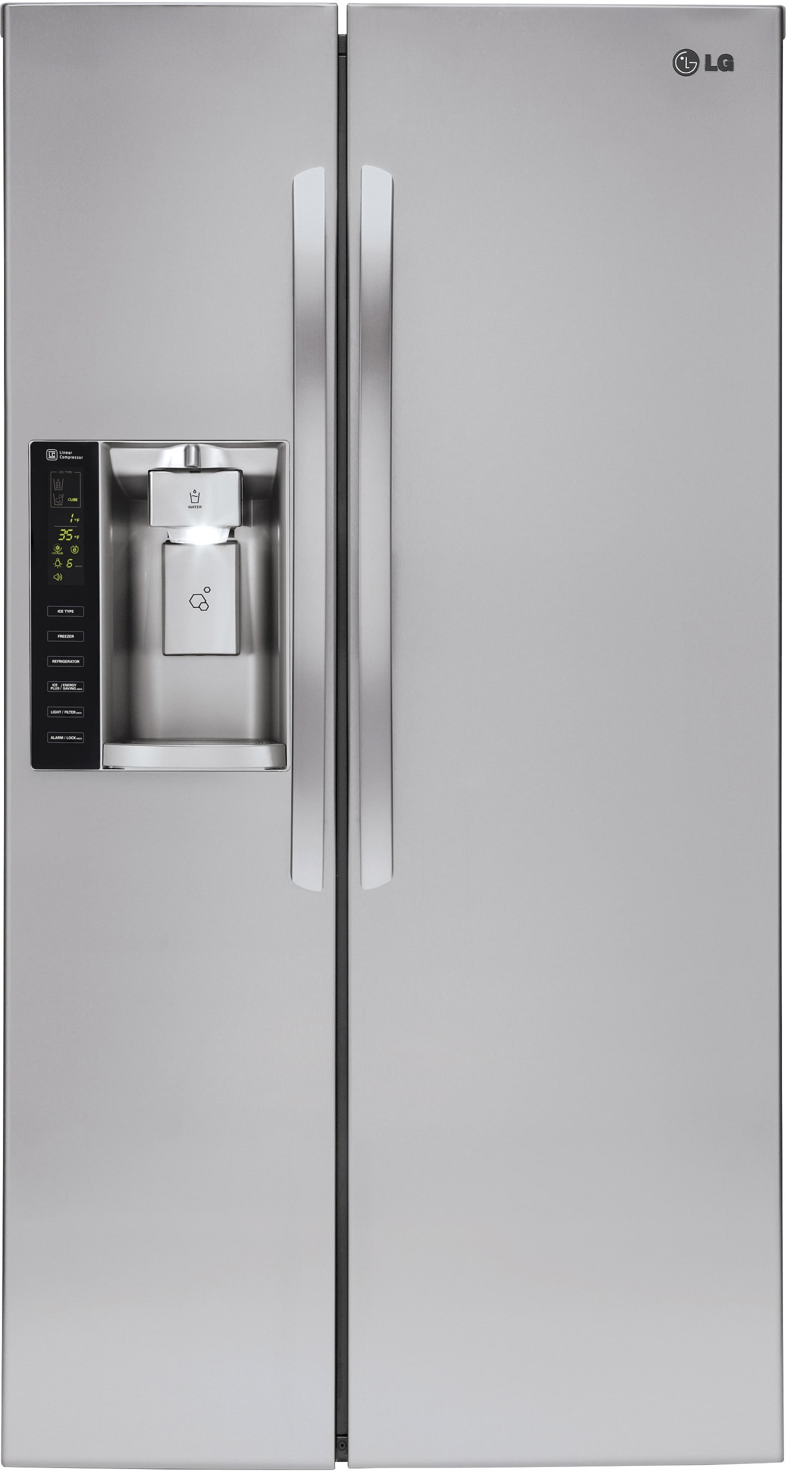 LG LSXS26326S 36 Inch SidebySide Refrigerator with Smart Cooling