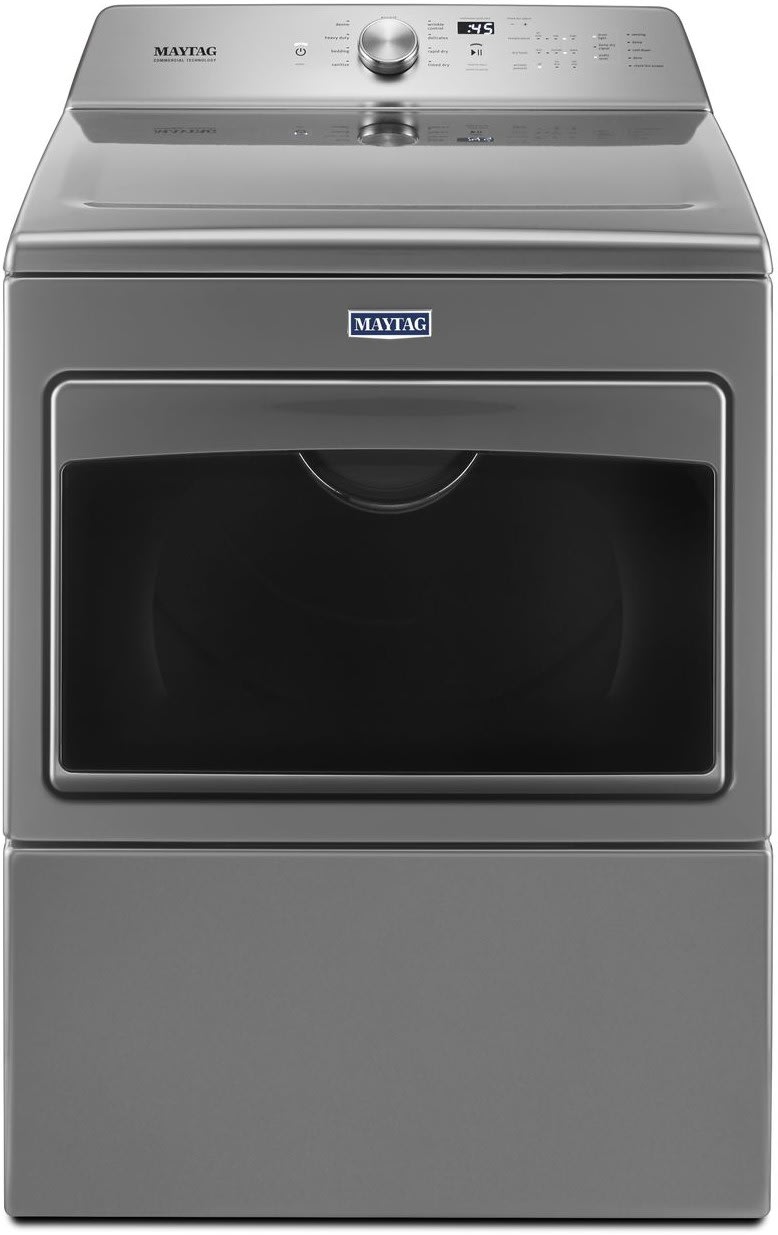 Maytag MEDB765FC 27 Inch Electric Dryer with IntelliDry® Sensor, Rapid Dry Cycle, Wrinkle Prevention Option, High-Torque Motor, Drum Light, Sanitize Cycle, ...