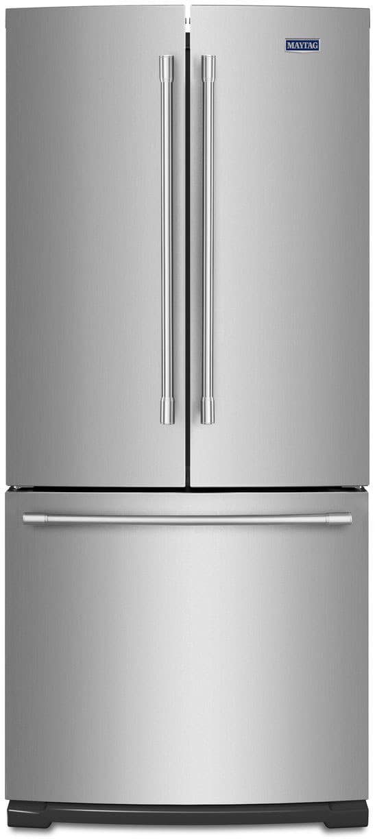 Maytag MFF2055FRZ 30 Inch French Door Refrigerator with FreshLock™ Crispers, Wide-N-Fresh™ Deli ...