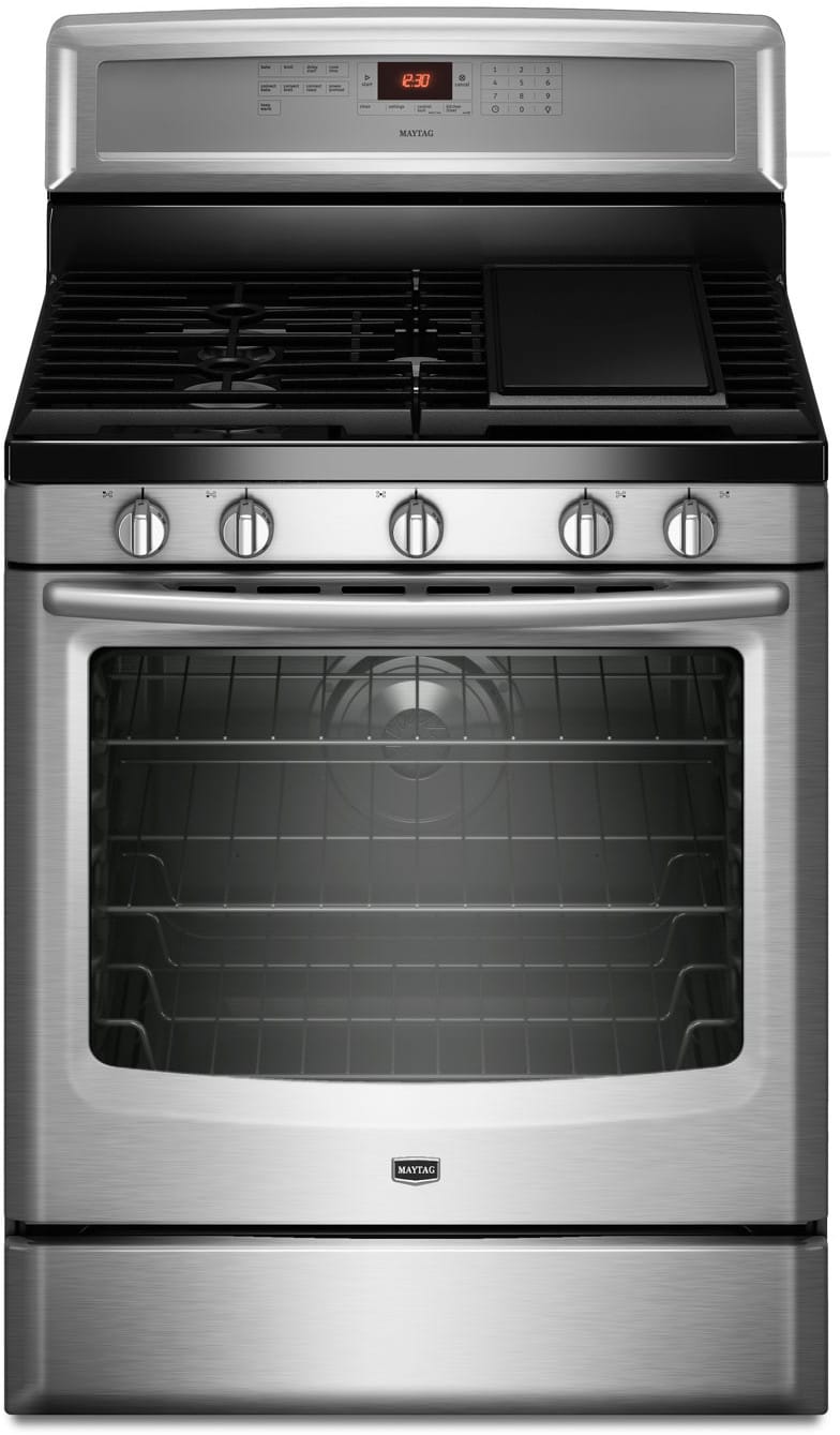 Maytag MGR8880AS 30 Inch Freestanding Gas Range with 5 Sealed Burners