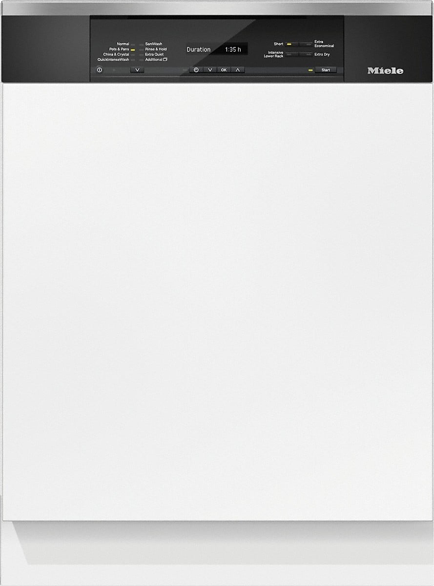 Miele G6835SCICLST Full Console Dishwasher with MieleMobile, EcoTech